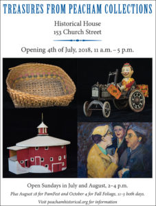 Peacham Historical Association Summer Exhibition 2018