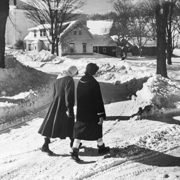 Photograph by Clemens Kalischer at Peacham, Vermont Historical Association