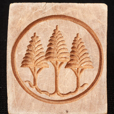 Butter mold from Peacham Historical Assoc, Peacham, Vermont