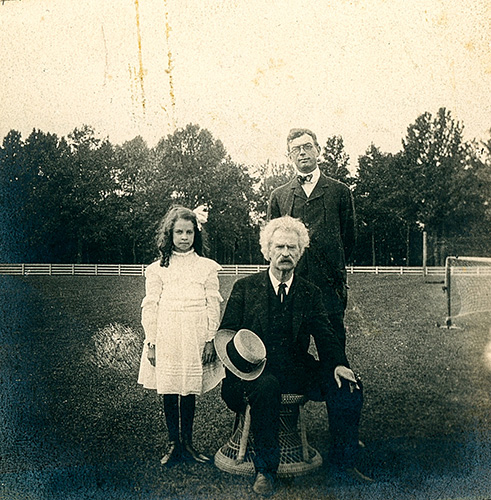 Mark Twain and from Peacham Historical Assoc, Peacham, Vermont