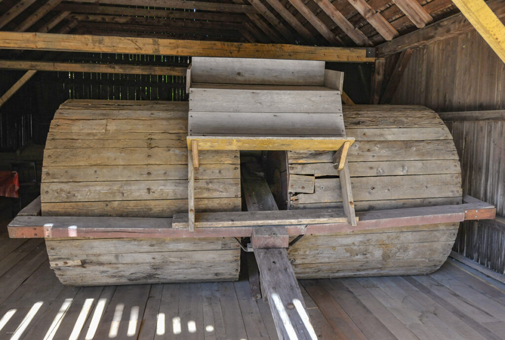 Snow Roller Barn in Peacham, Vermont