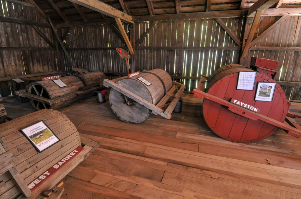 Snow Roller Barn in Peacham, Vermont