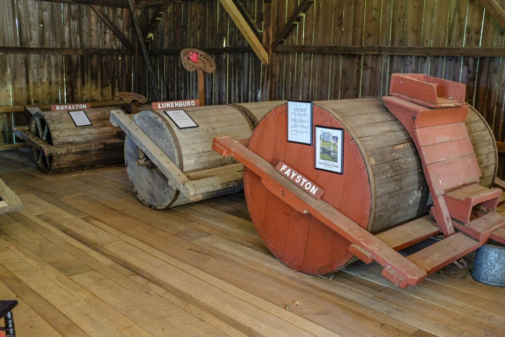 Snow Roller Barn in Peacham, Vermont