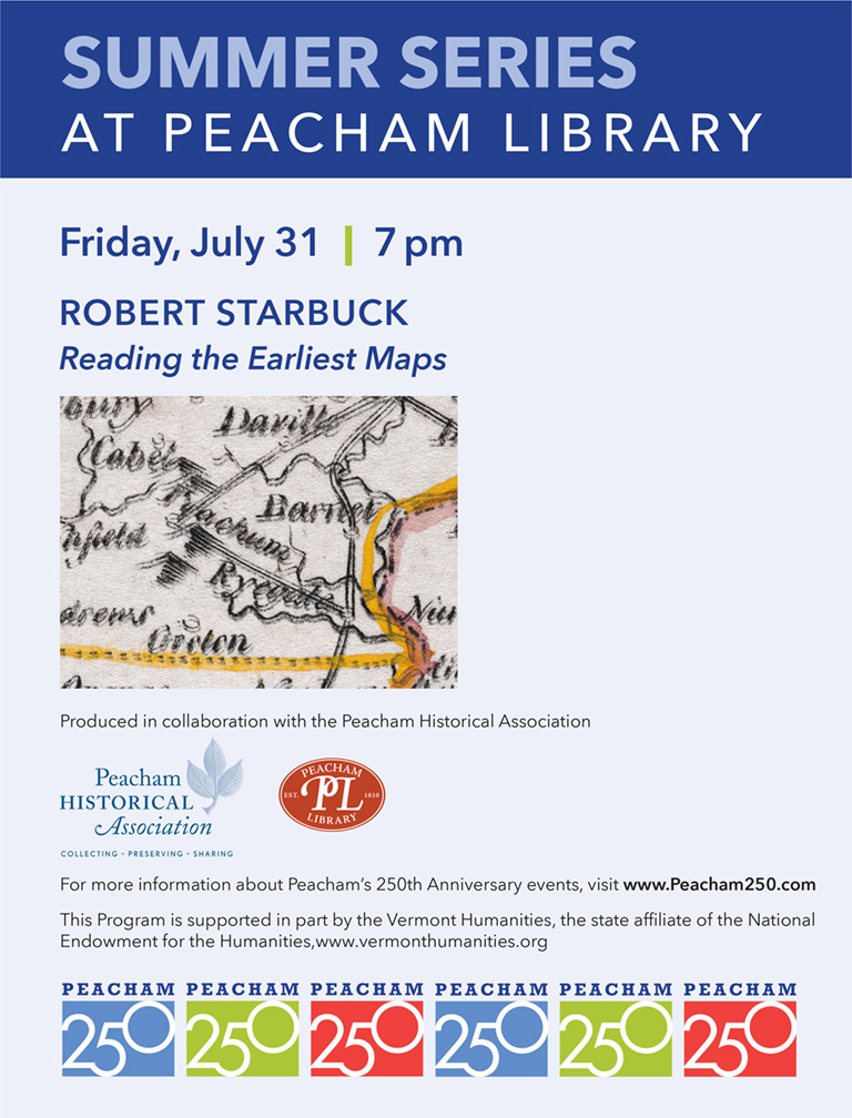 Summer Series at Peacham Library 2026